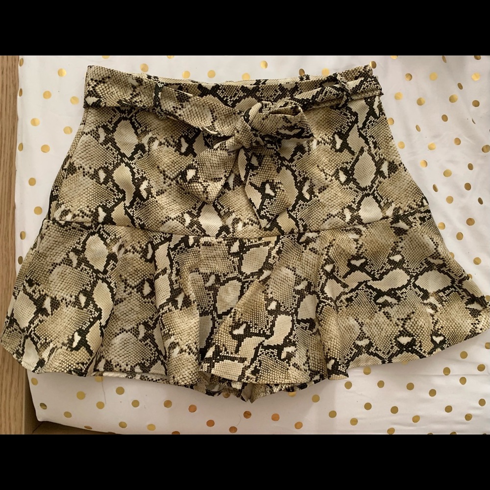 Skort Snake Print